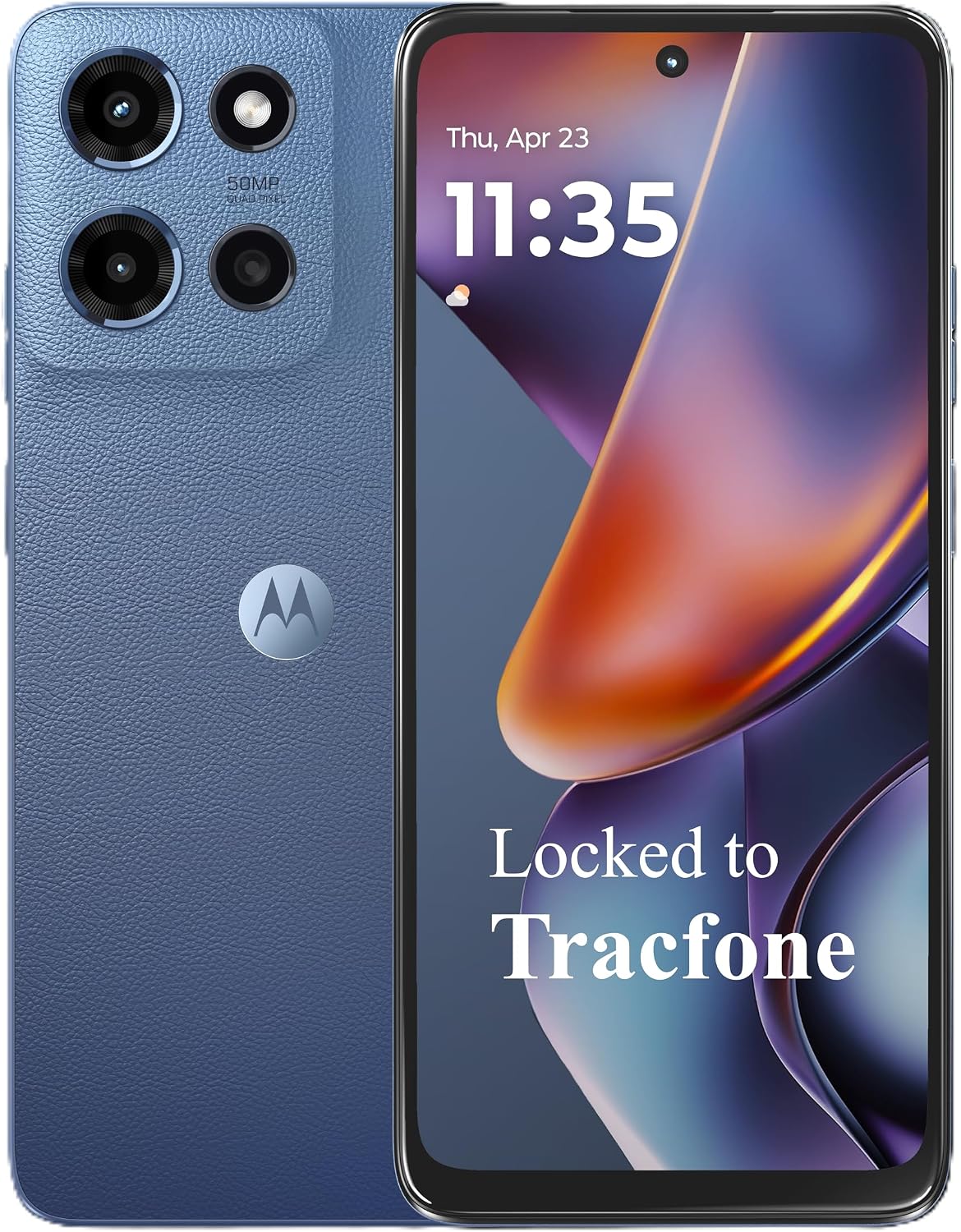 Motorola Moto G 5G (2025) 64GB (Tracfone) - Sapphire Blue (Renewed)