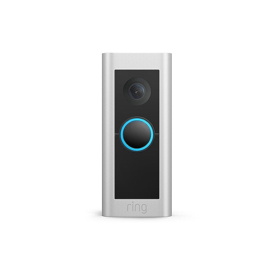 Ring Wired Doorbell Pro Smart WiFi Video Doorbell - Satin Nickel (Refurbished)