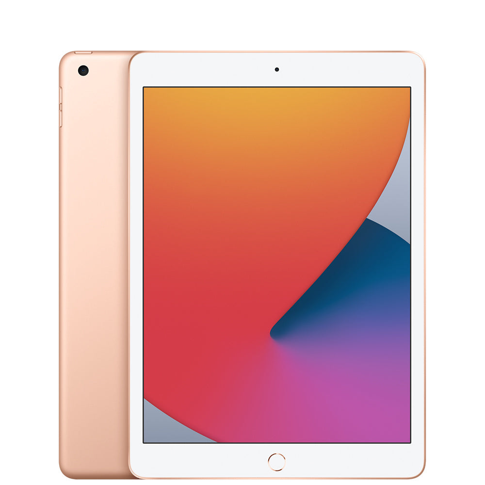 Apple iPad 8th Generation, 10.2-inch, 32GB, WIFI + Unlocked Cellular - Gold (Certified Refurbished)