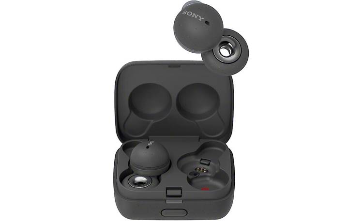 Sony LinkBuds True Wireless Open-Ear Earbuds - Dark Gray (Refurbished)