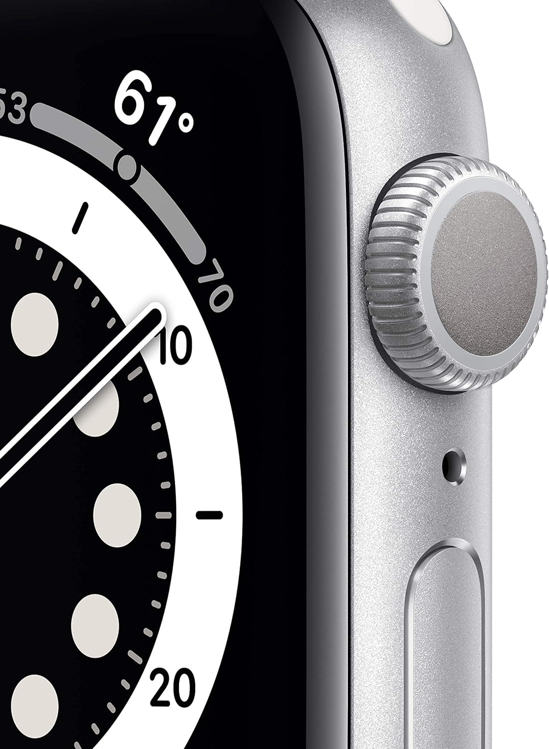 Apple Watch Series 6 GPS w/ 40MM Silver Aluminum Case & White Sport Band (Used)