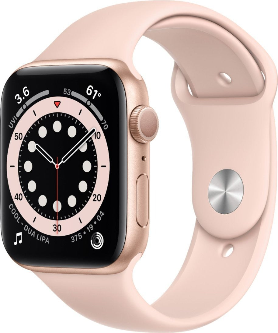 Apple Watch Series 6 GPS + LTE w/ 40MM Gold Aluminum Case & Pink Sand Sport Band (Used)