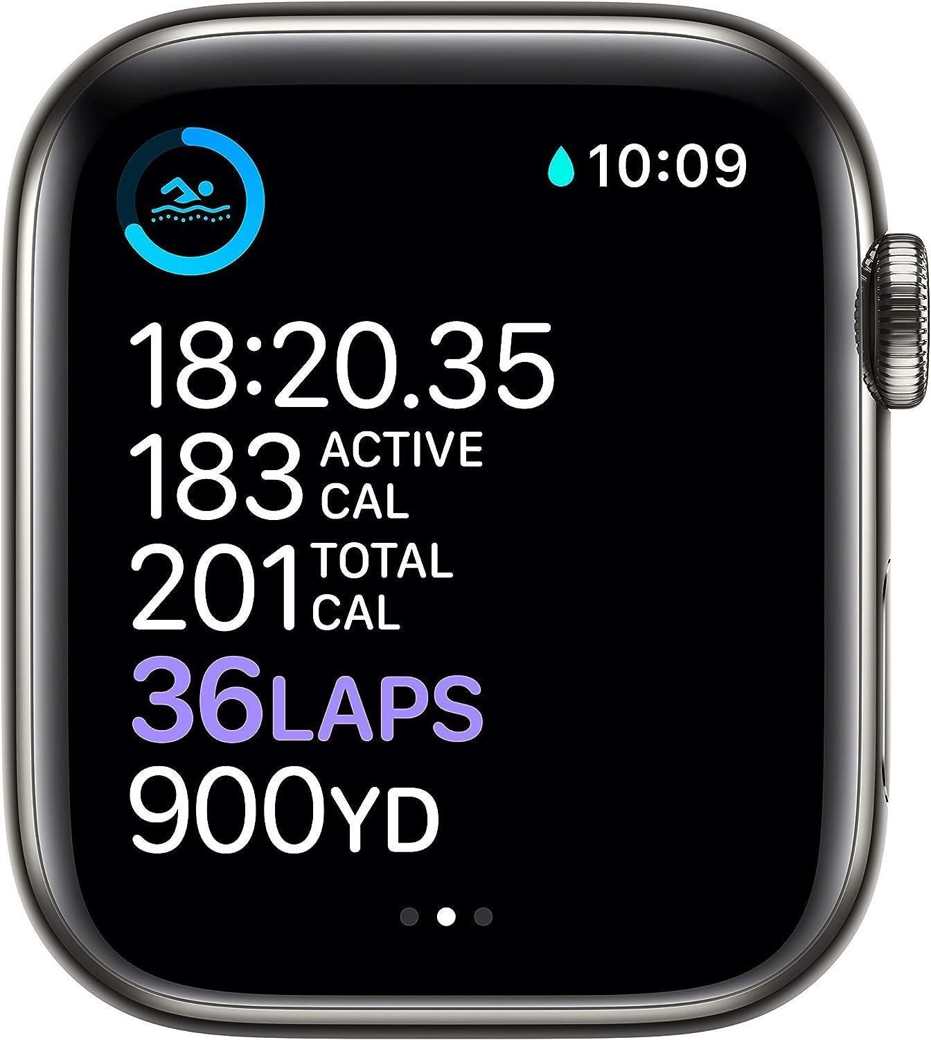 Apple Watch Series 6 (2020) 44mm GPS + Cellular - Graphite Stainless Steel Case & Black Sport Band (Used)