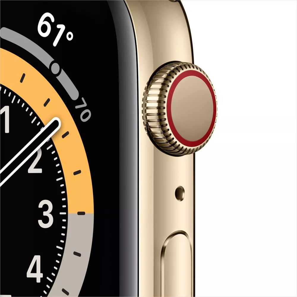 Apple Watch Series 6 (GPS + LTE) 44mm Gold Stainless Steel Case & Gold Milanese Loop (Used)