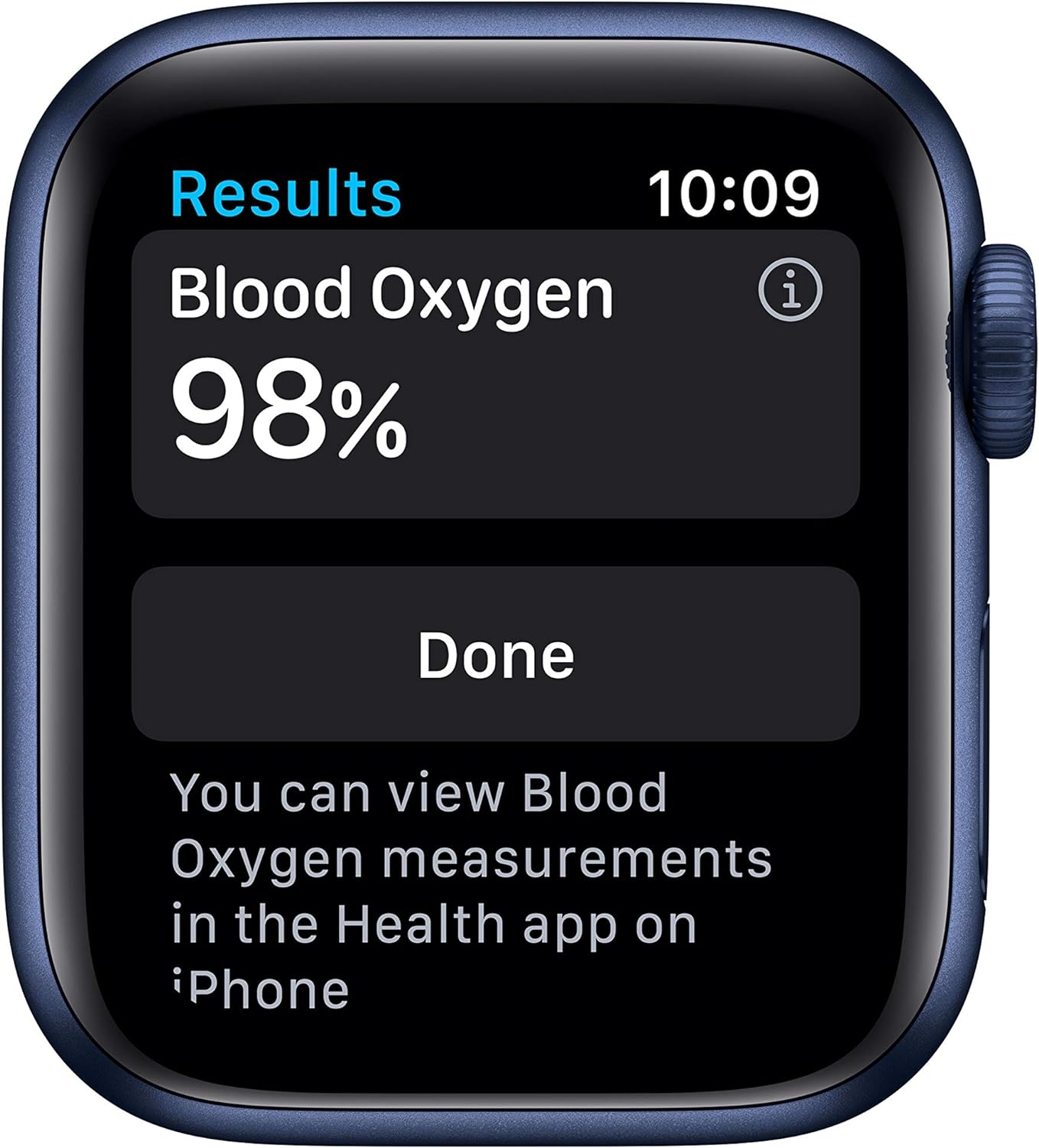 Apple Watch Series 6 GPS + LTE w/40MM - Blue Aluminum Case & Deep Navy Sport Band (Renewed)