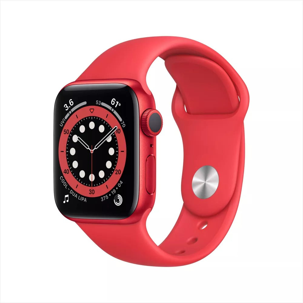 Apple Watch Series 6 GPS+LTE w/ 40MM (PRODUCT)RED Aluminum Case & RED Sport Band (Used)