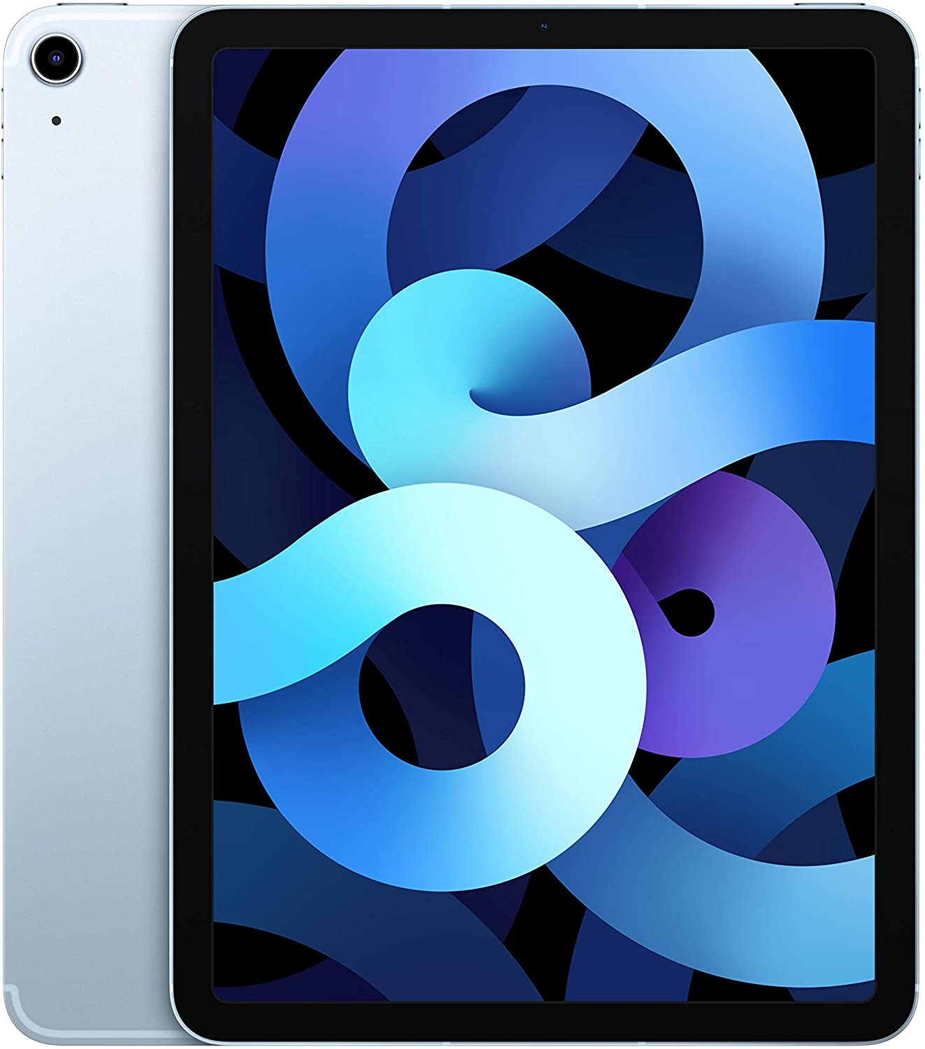 Apple iPad Air 4th Gen, 256GB, WIFI + 4G Unlocked All Carriers - Sky Blue (Certified Refurbished)