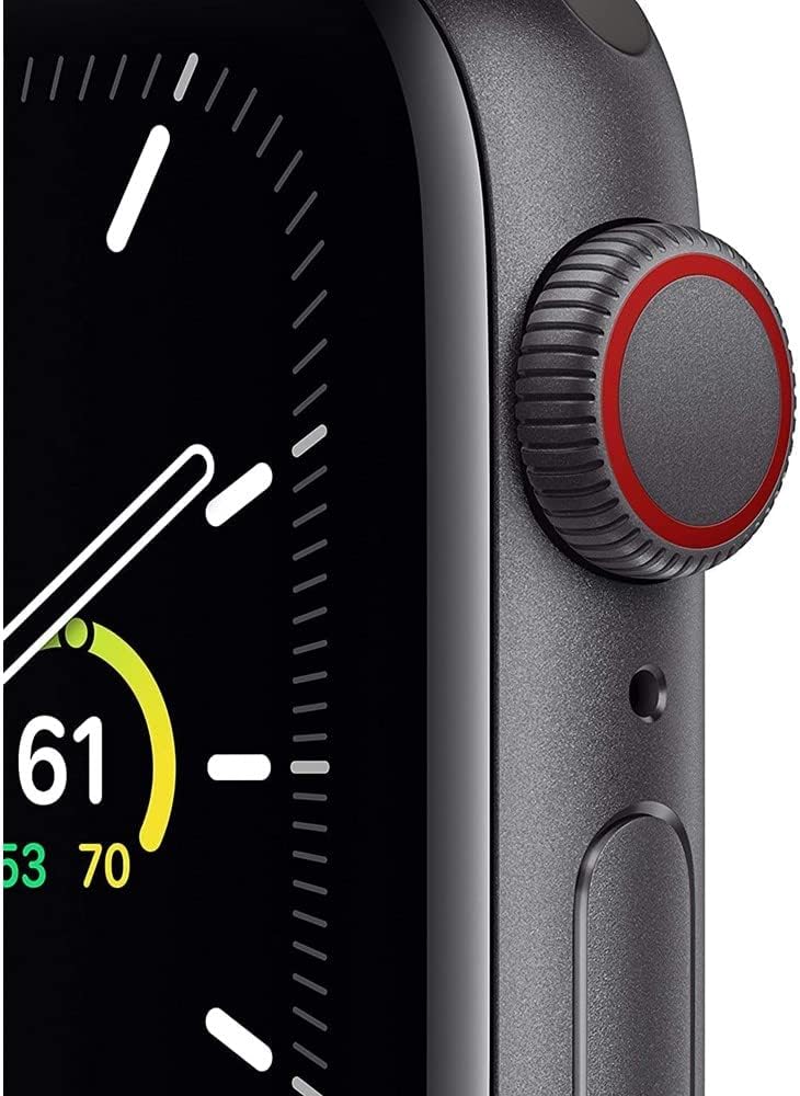 Apple Watch SE (GPS, 44mm) - Space Gray Aluminum Case with Black Sport Band