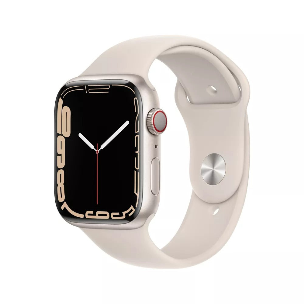 Apple Watch Series 7 GPS + LTE 41MM Starlight Aluminum Case Starlight Sport Band (Used)