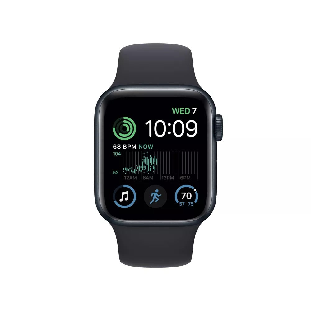 Apple Watch (GPS + LTE) Series 7 45MM Midnight Aluminum Case Midnight Sport Band (Certified Refurbished)