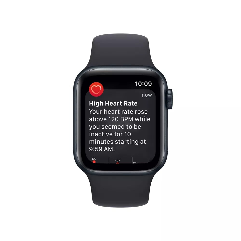 Apple Watch SE 2nd Gen (GPS + LTE) 44mm Midnight Aluminum Case & Black Sport Band (Used)