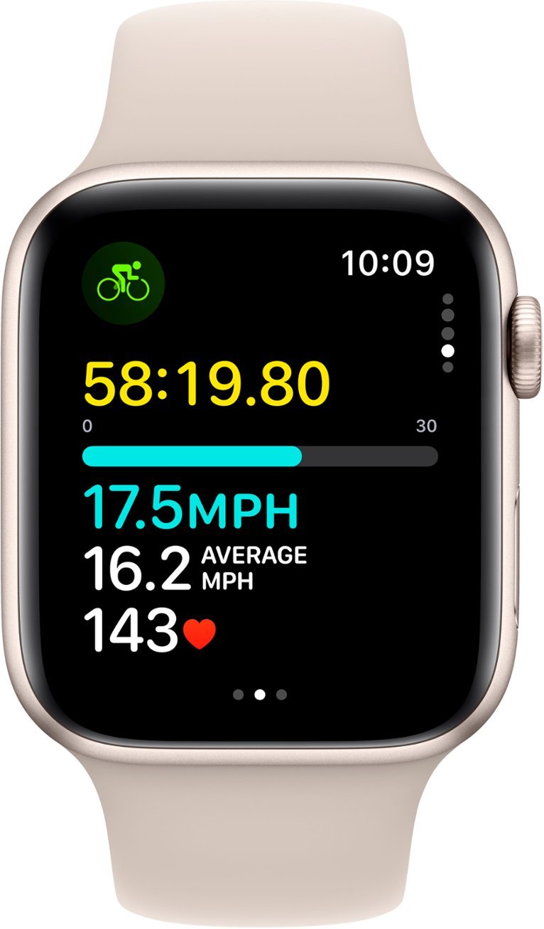 Apple Watch Series SE 2nd Gen (GPS + LTE) 44MMAluminum Case Starlight Sport Band (Used)