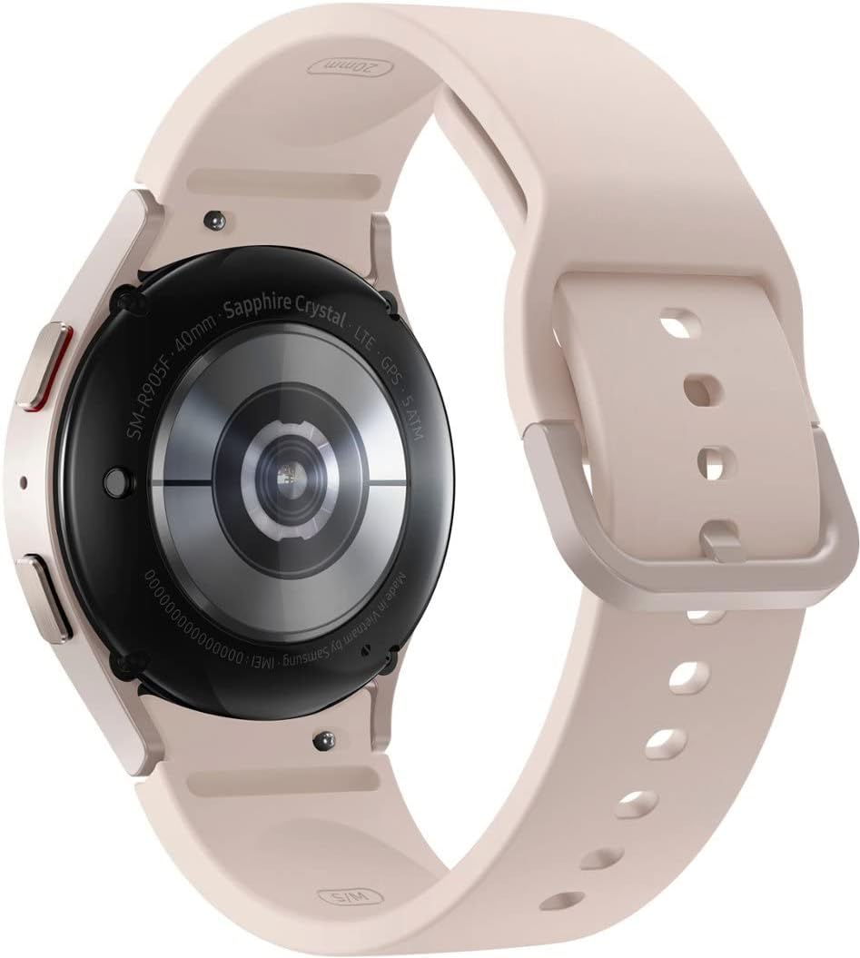 Samsung Galaxy Watch 5 (40mm, Bluetooth) Pink Gold Pink Rubber Band (Refurbished)