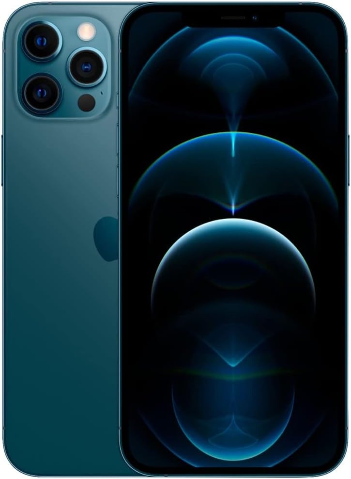 Apple iPhone 12 Pro Max 128GB (Unlocked) - Pacific Blue (Certified Refurbished)