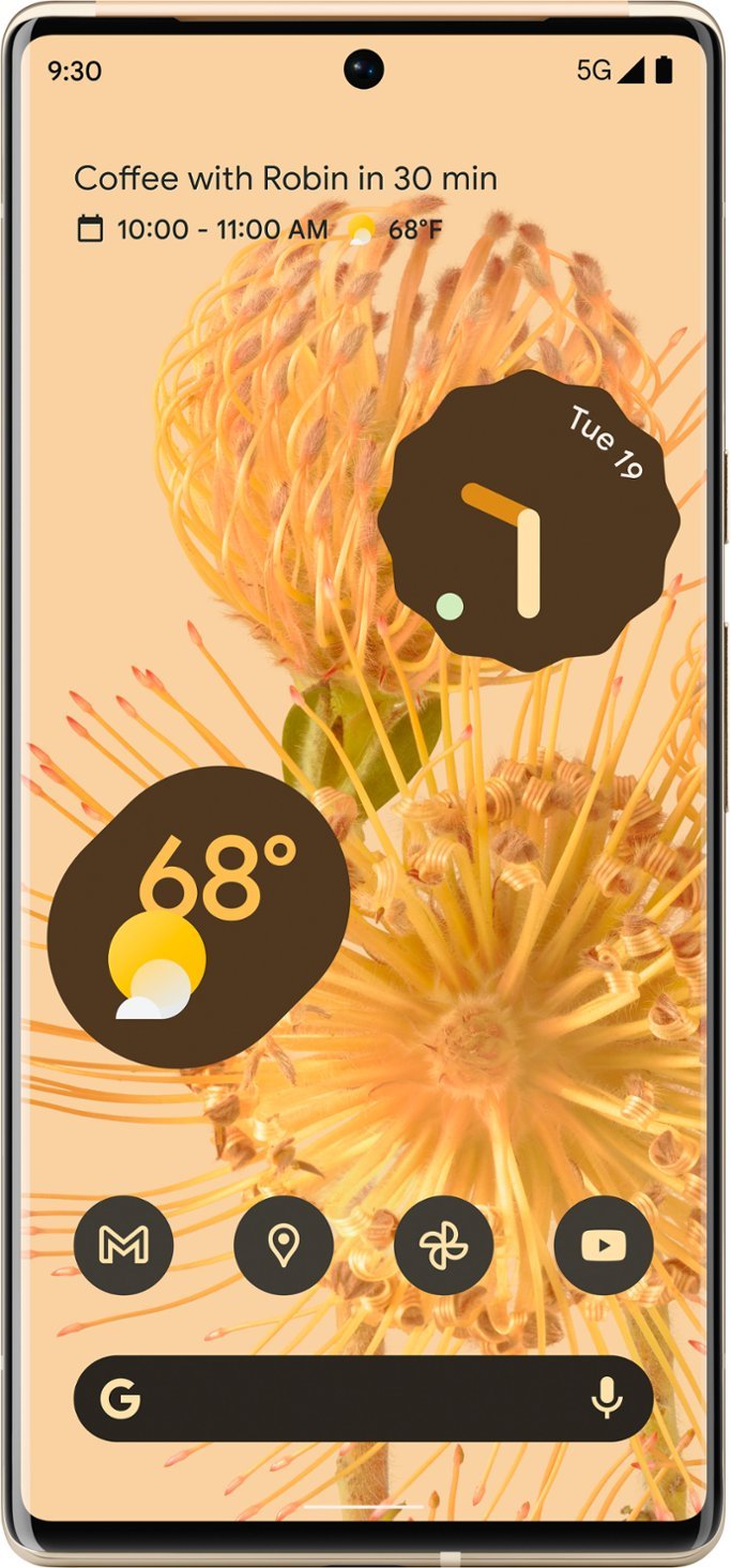 Google Pixel 6 Pro 128GB (Unlocked) - Sorta Sunny (Refurbished)