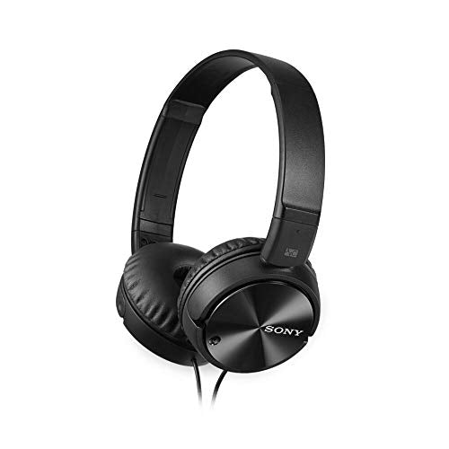 Sony Noise-Canceling Wired On-Ear Headphones - Black