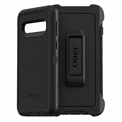 OtterBox DEFENDER SERIES Case for Samsung Galaxy S10 - Black (Certified Refurbished)