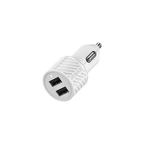 OtterBox USB-A Dual Port Car Charger 24W Combined - Cloud Dream (New)