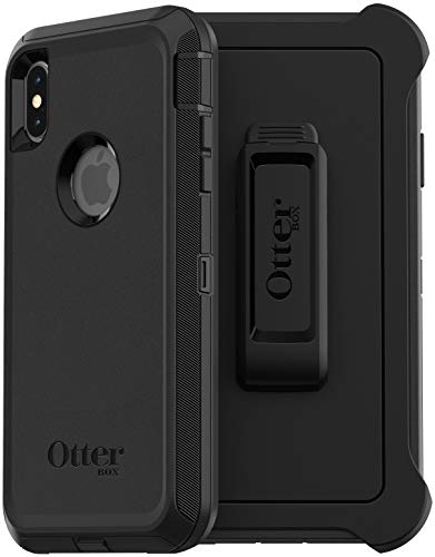OtterBox DEFENDER SERIES Case & Holster for Apple iPhone XS Max - Black (Certified Refurbished)