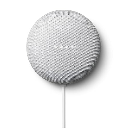 Google Nest Mini 2nd Generation Smart Speaker with Google Assistant - Chalk (Certified Refurbished)