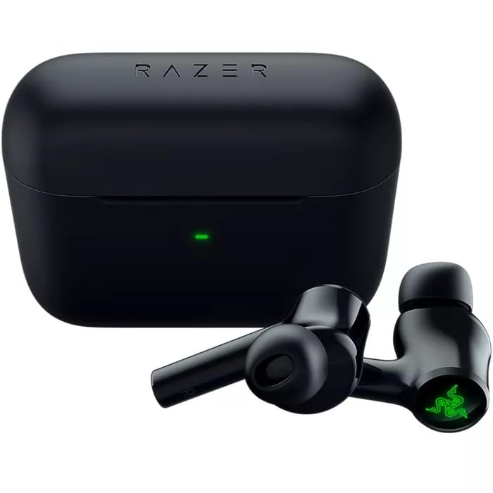 Razer Hammerhead True Wireless Bluetooth Gaming Earbuds (2nd Generation) - Black (Certified Refurbished)