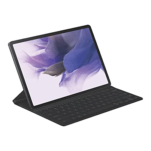 Samsung Cover with Keyboard for Galaxy Tab S7+ and Galaxy Tab S7 FE - Black (Certified Refurbished)