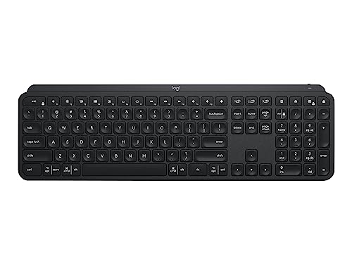 Logitech MX Keys Advanced Full-size Wireless Scissor Keyboard - Black (New)