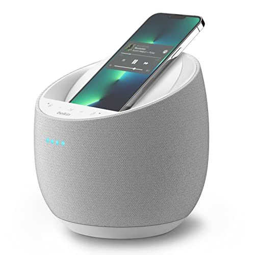 Belkin SoundForm Elite Hi-Fi Smart Speaker & Charger w/ Google Assistant - White (Certified Refurbished)