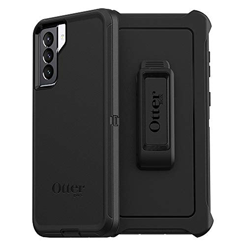 OtterBox DEFENDER SERIES Case & Holster for Samsung Galaxy S21+ 5G - Black (Certified Refurbished)