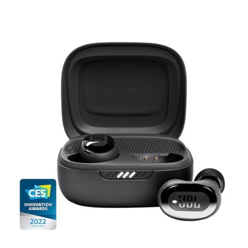 JBL Live Free 2 True Adaptive Noise Cancelling Wireless Headphones - Black (New)
