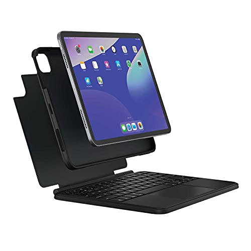Brydge Air MAX+ Wireless Trackpad Keyboard & Case for iPad Air 4th/5th Gen - Black (Certified Refurbished)