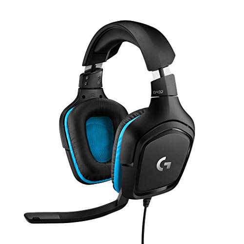 Logitech G432 Wired DTS Headphone:X 2.0 Surround Sound Gaming Headset for PC (New)