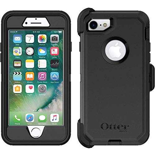 OtterBox DEFENDER SERIES Case for Apple iPhone 7/8 - Black (Certified Refurbished)