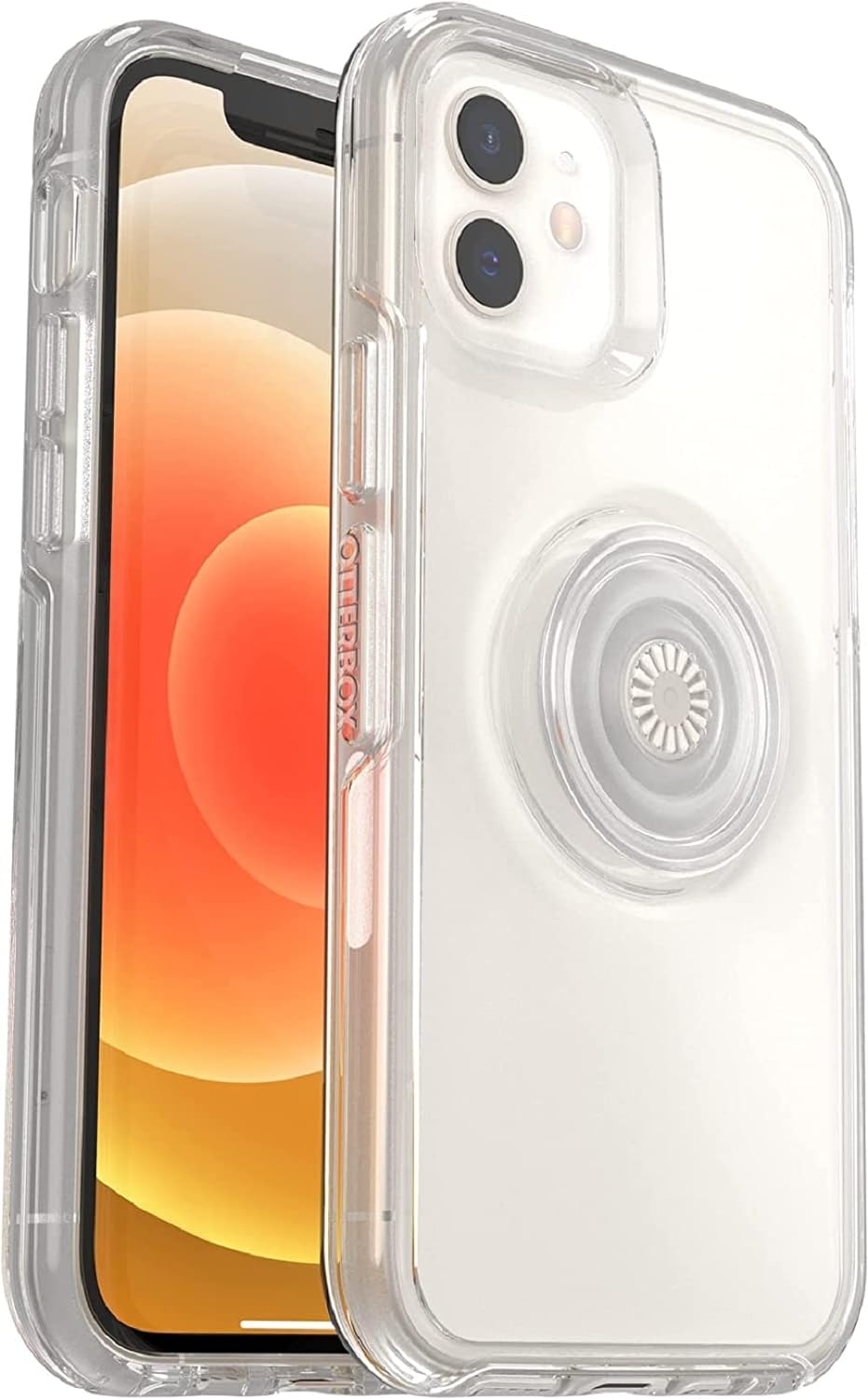 OtterBox Otter+Pop SYMMETRY SERIES Case for Apple iPhone 12 Mini - Clear (Certified Refurbished)