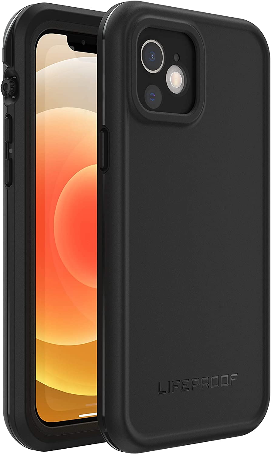 ☆在庫処分 LifeProof FREシリーズ 防水ケース ク 77-65931 LifeProof FRE SERIES Waterproof Case for Apple iPhone 12 - Black (New)