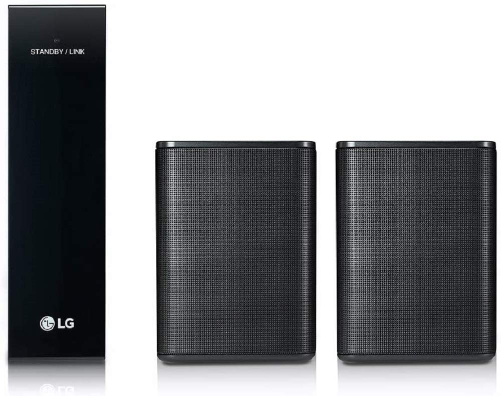 LG SPK8-S Powered Wireless Rear Channel Speakers (Pair) - Black (Refurbished)