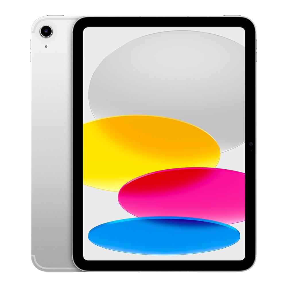 Apple iPad 10th Gen (2022) 10.9-inch, 256GB, WIFI + Unlocked Cellular - Silver (Refurbished)