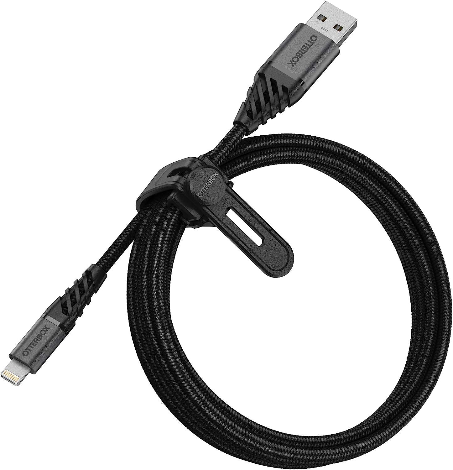OtterBox Lightning to USB-A Cable Premium 2M/6.6FT - Dark Ash (New)