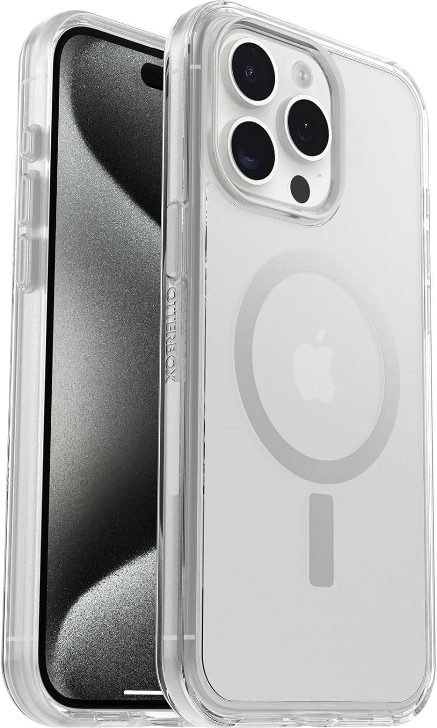 OtterBox SYMMETRY SERIES Case with MagSafe for iPhone 15 Pro Max - Clear (Certified Refurbished)