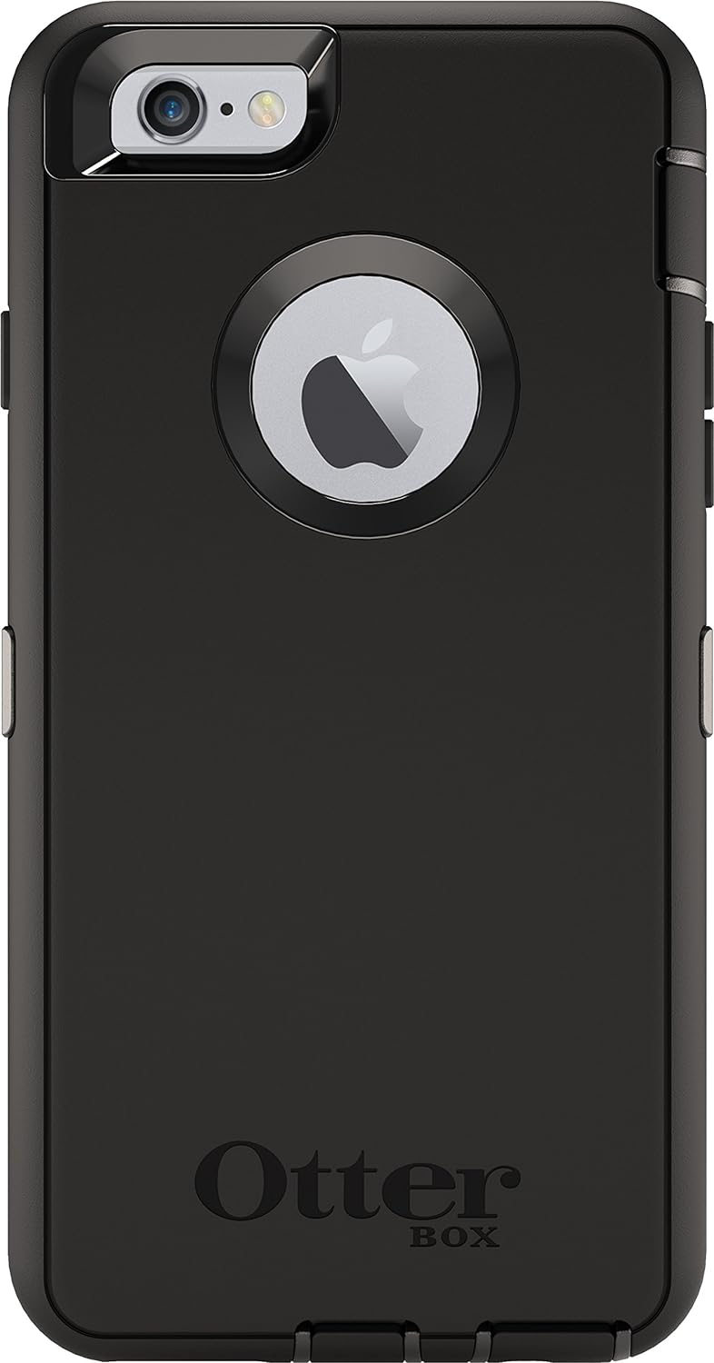 OtterBox DEFENDER SERIES Case & Holster for Apple iPhone 6 Plus/6S Plus - Black (Certified Refurbished)
