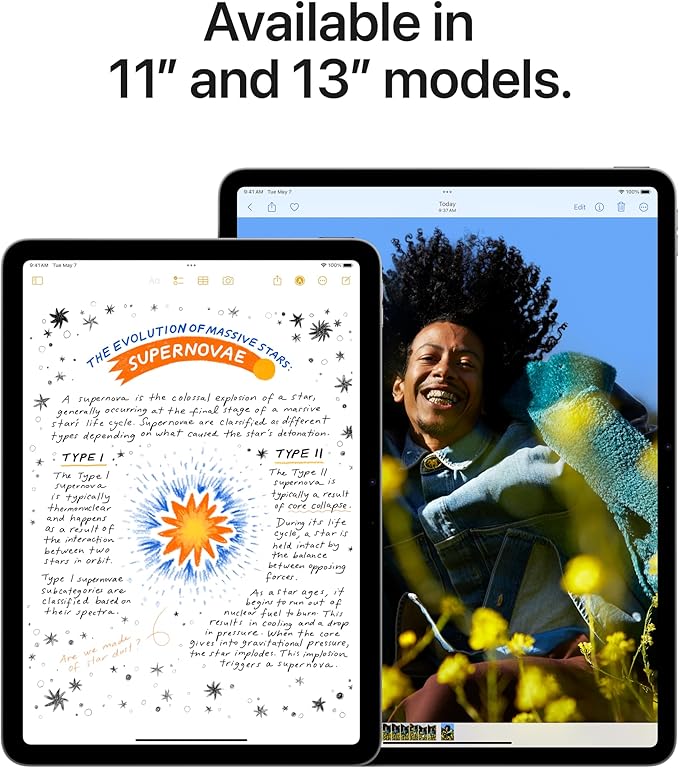 Apple iPad Air 6th (M2, 2024, 11")  1TB (Wifi + Unlocked LTE) - Starlight (Refurbished)