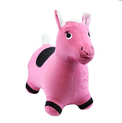 Chromo Bouncy Hopping Toy Cute Pony Inflatable Jumper w/ Washable Plush Cover (New)