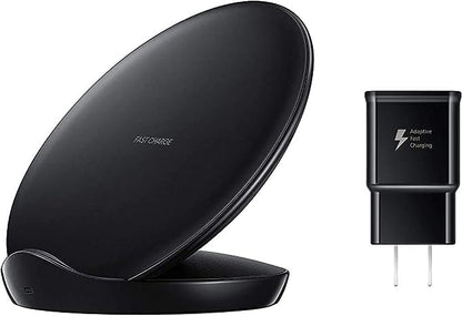 Samsung EP-N5100 Qi Certified Fast Charge Wireless Charging Stand 2018 - Black (Certified Refurbished)