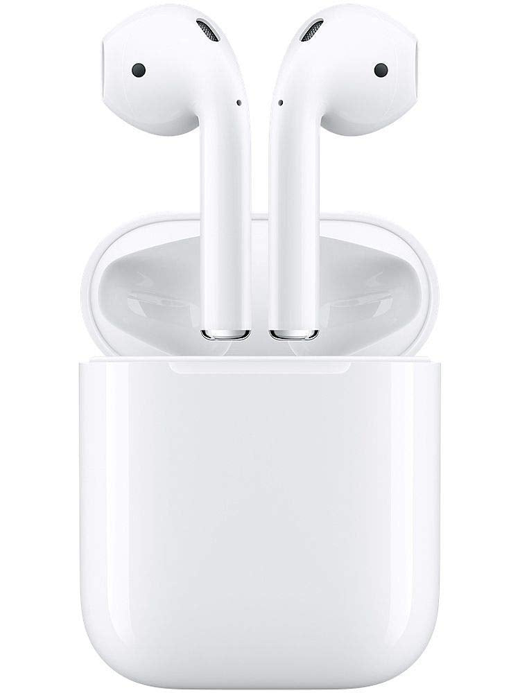 Apple AirPods 1st Generation Bluetooth Wireless Earphones with MFI Cable - White (Certified Refurbished)