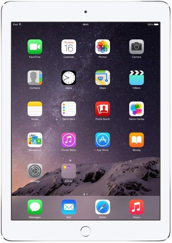 Apple iPad Air 2nd Generation, 64GB, Wifi Only - Silver (Renewed)