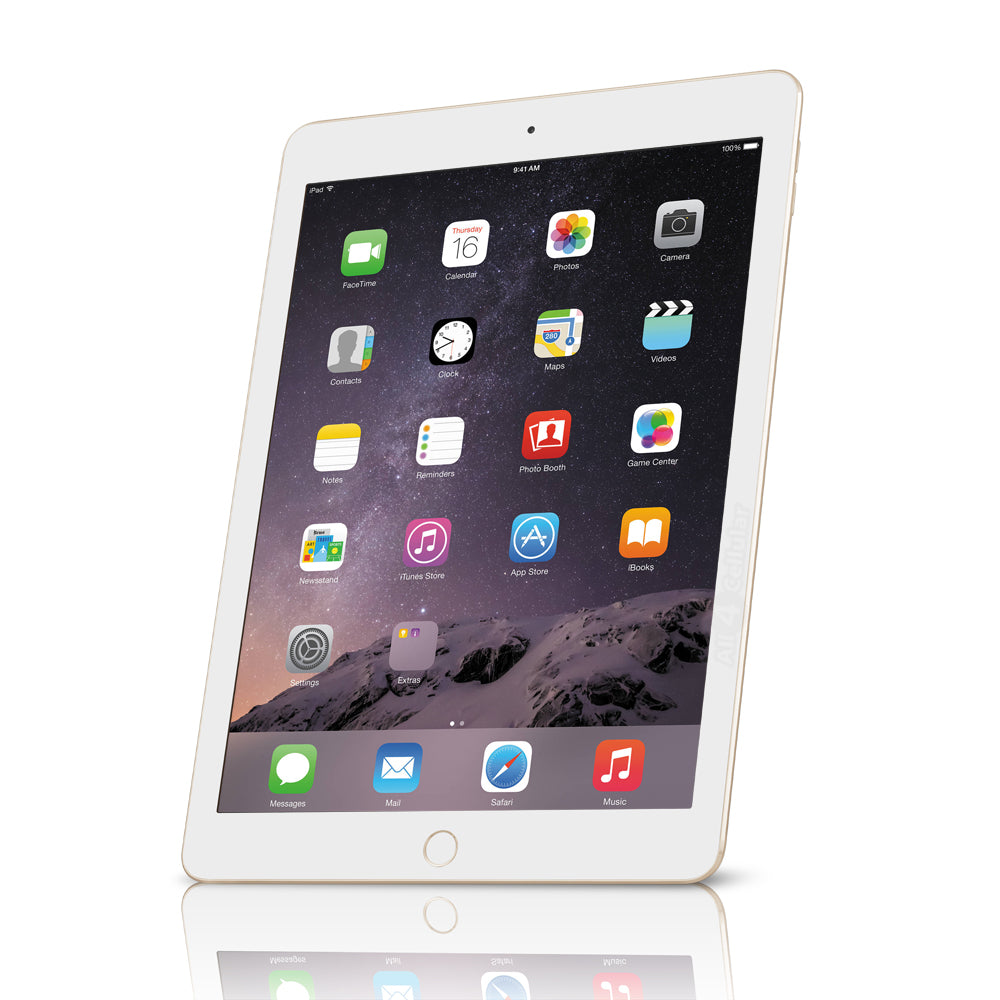 Apple iPad Air 2nd Generation, 128GB, WIFI + Unlocked All Carriers - Gold (Pre-Owned)