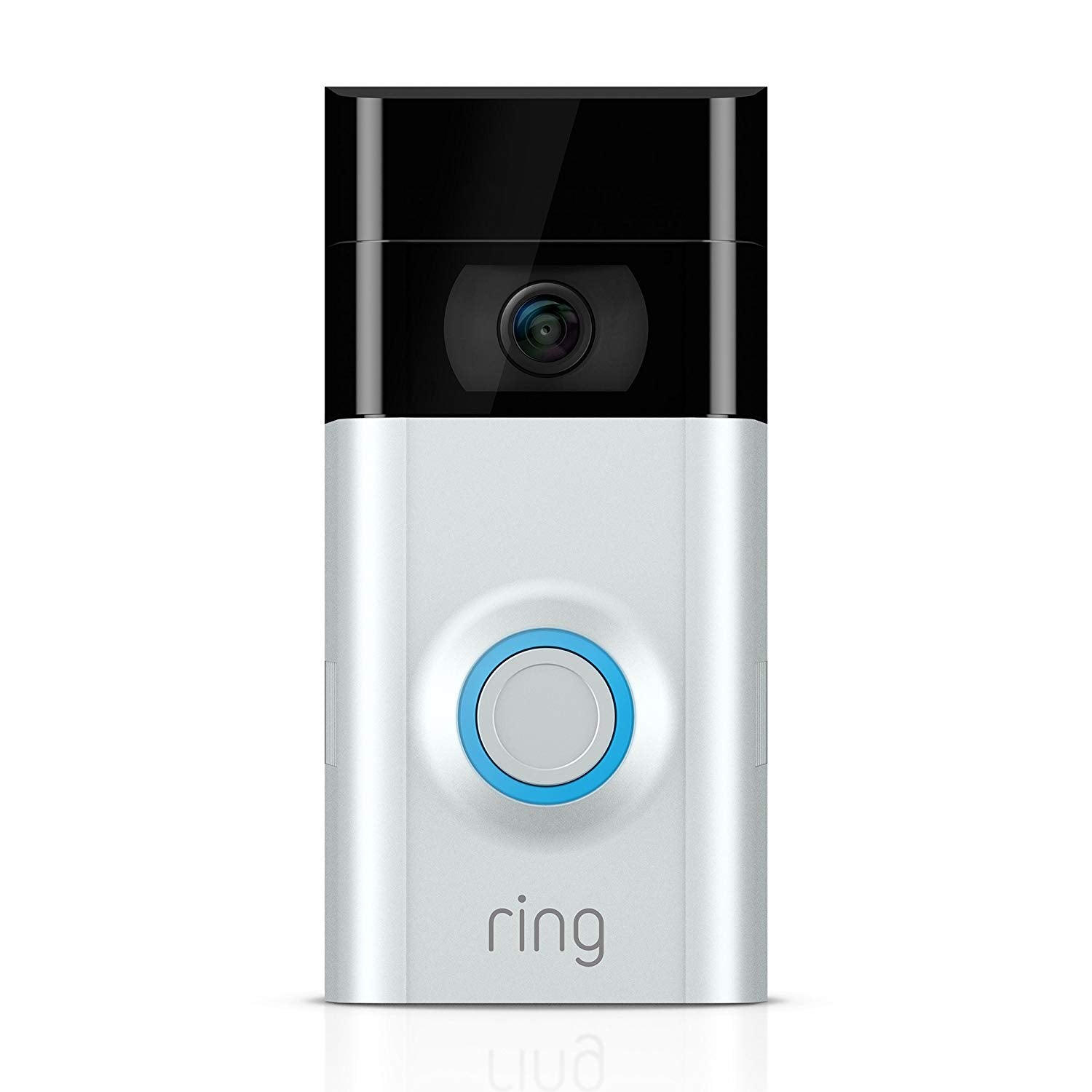 Ring Video Doorbell 2, 1080HD Video, WiFi Enabled, Works w/ Alexa - Satin Nickel (Certified Refurbished)