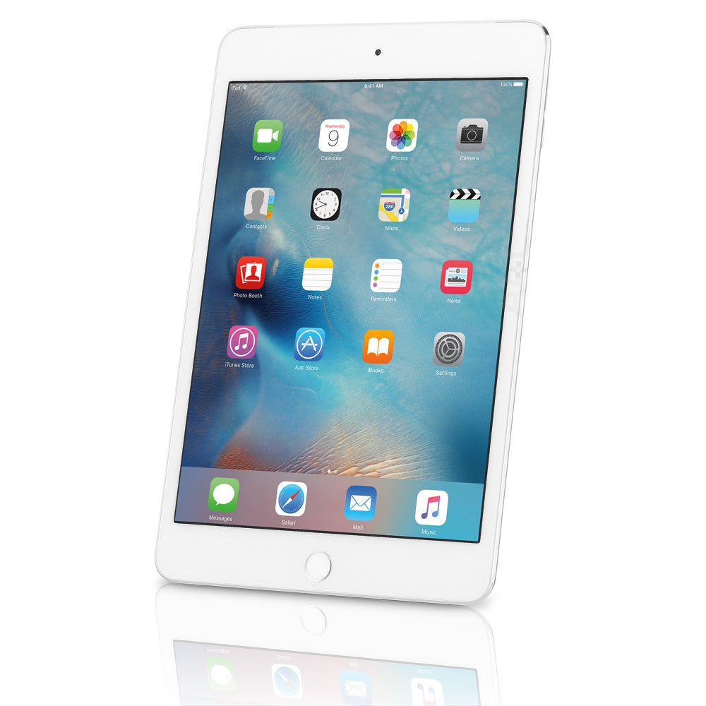 Apple iPad Mini 4th Gen, 32GB, 7.9&quot;, WIFI + 4G Unlocked All Carriers - Silver (Certified Refurbished)