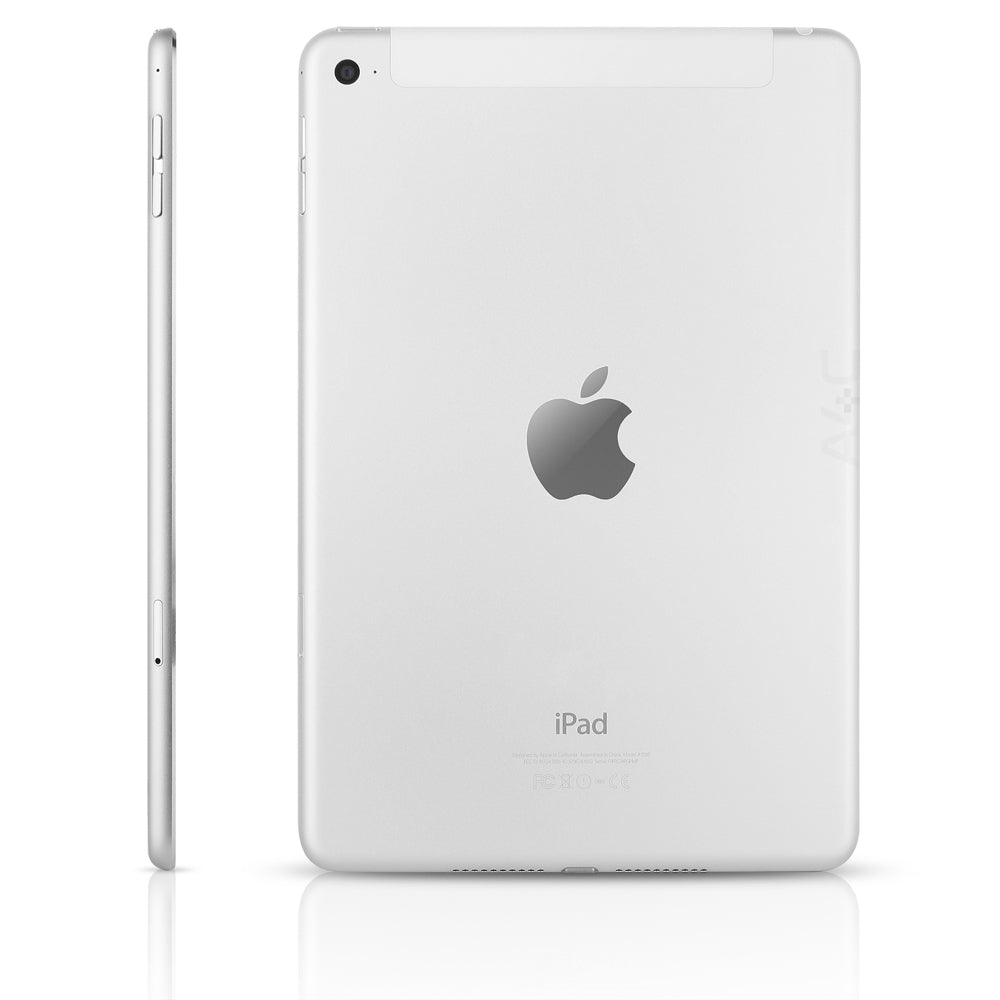 Apple iPad Mini 4th Gen, 7.9-inch, 64GB, WIFI + Unlocked All Carriers - Silver (Pre-Owned)