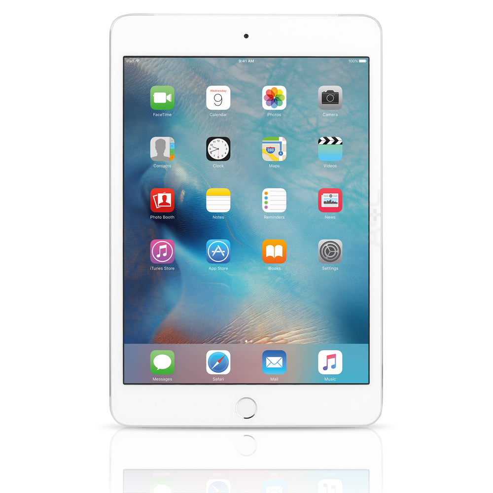 Apple iPad Mini 4th Generation, 128GB, Wifi Only - Silver (Renewed)